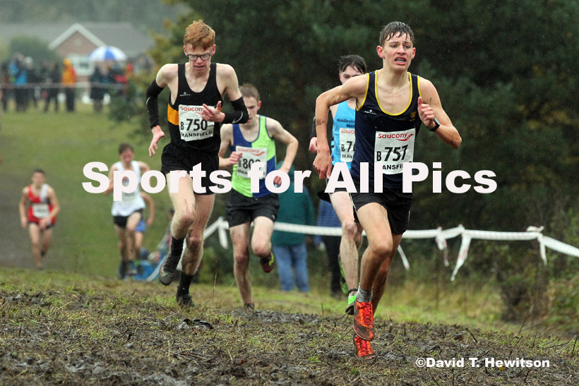 Mens under-17s, National Cross Country Relay Champs., Berry Hill Park, Mansfield.  Photo: David T. Hewitson/Sports for All Pics